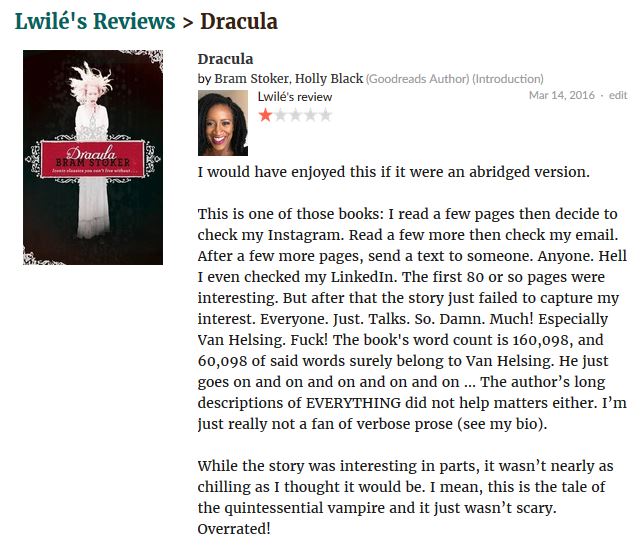Dracula review